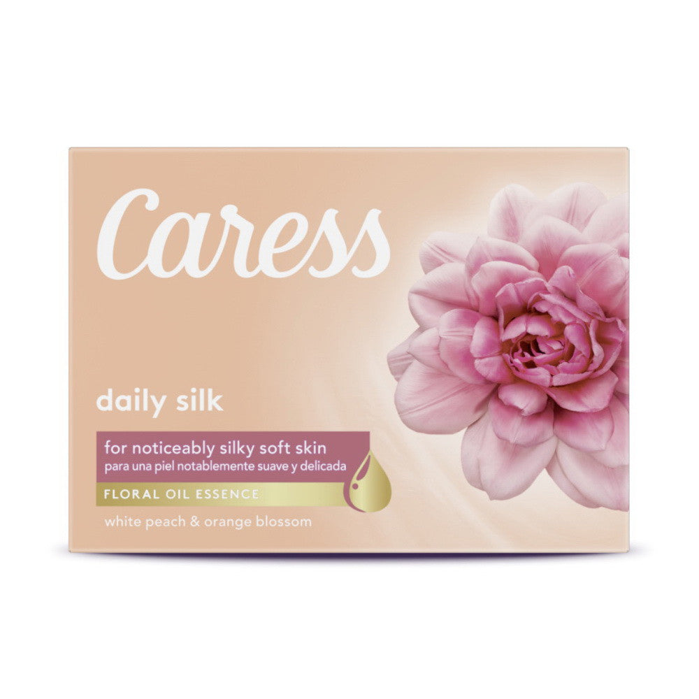 Caress Moisturizing Body Bar Daily Silk, 4 Oz